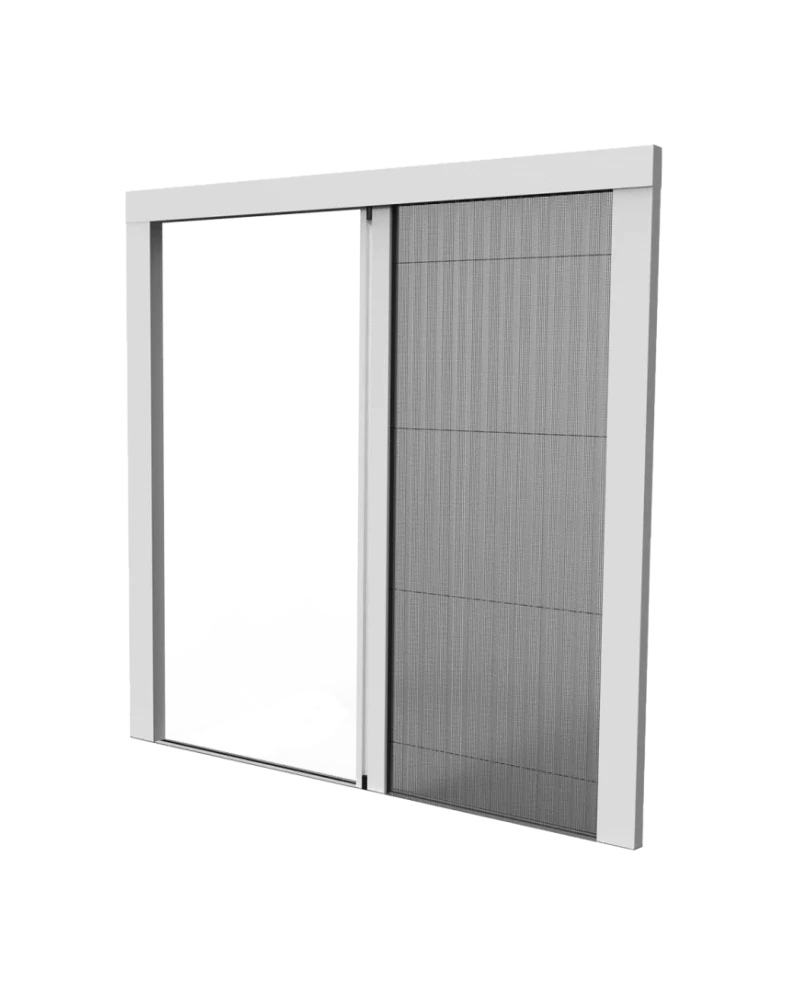 Moustiquaire plissée porte simple montage rapide sur mesure