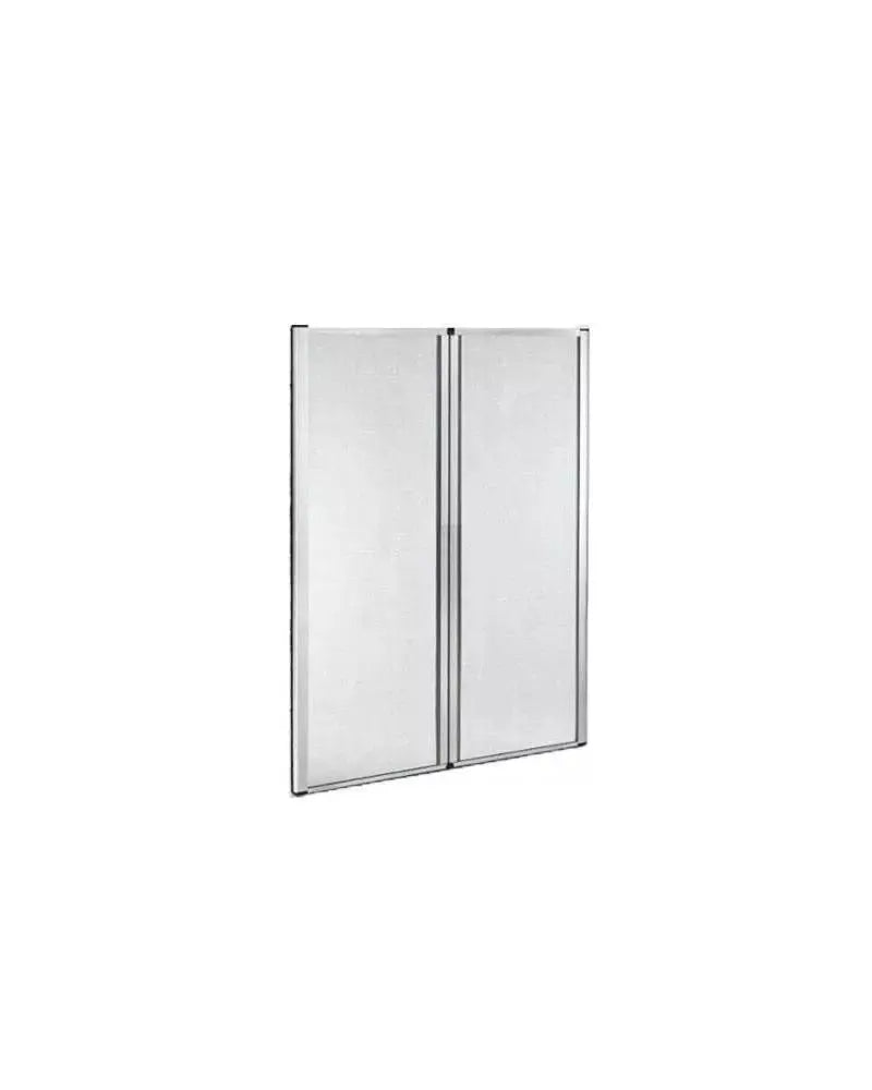 Moustiquaire porte enroulable latérale 2 vantaux large sur mesure