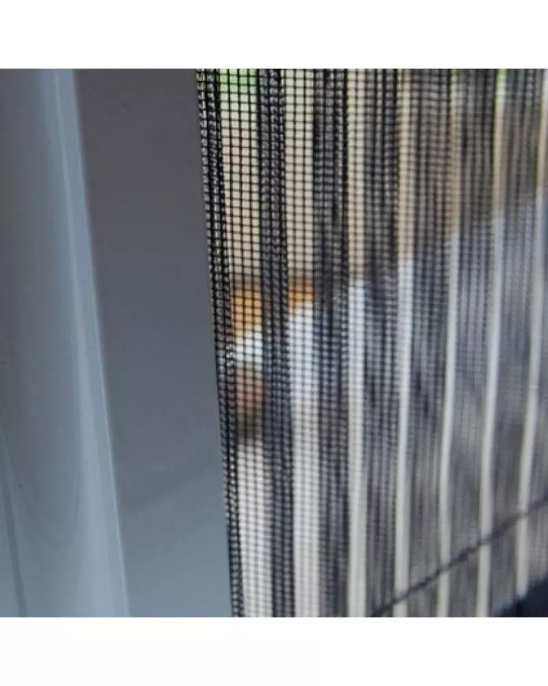 Porte plissée sur mesure deux vantaux anti-insectes
