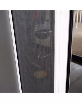 Moustiquaire porte plissée deux vantaux grandes ouvertures